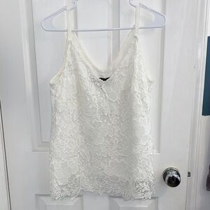 White House Black Market Floral Lace Camisole
